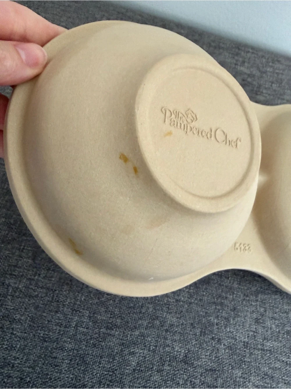 Pampered Chef Stoneware Microwave Egg Cooker 1372 Instructions Scraper Cooking